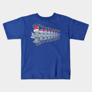 25-Hour Holiday Radio Show robots (with text) Kids T-Shirt